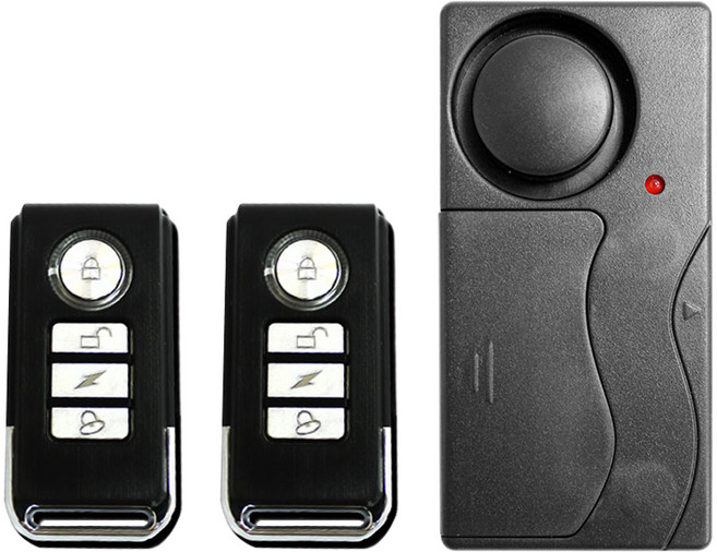 e-kit 逸奇 震動感應門窗防盜警報器緊急警報器 + 迎賓門鈴1對2遙控器 65g, ES-35B