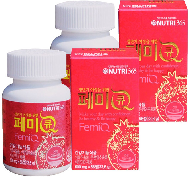 페미큐 갱년기 여성을 위한 영양제, 56정, 2개