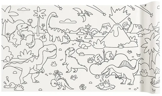 mideer 可撕貼塗鴉畫紙 奇妙恐龍 3歲以上, 1個