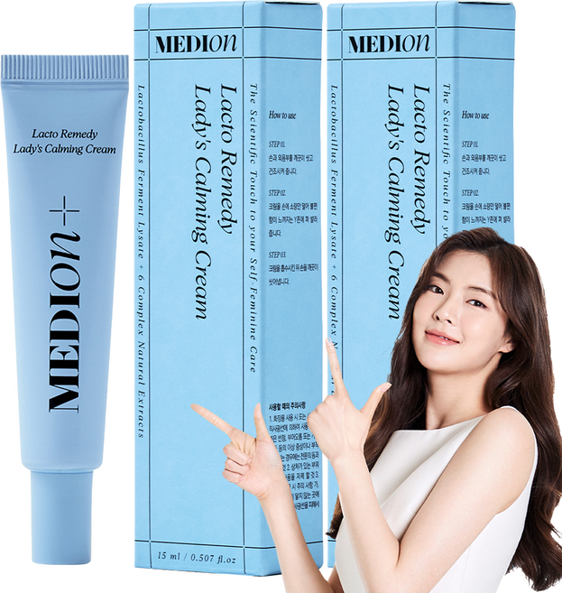 MEDIon 女性私密處益生菌舒緩霜, 15ml, 2條