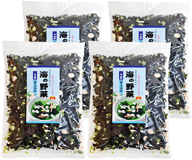 千代田 蟹玉海鮮海帶芽, 80g, 4包