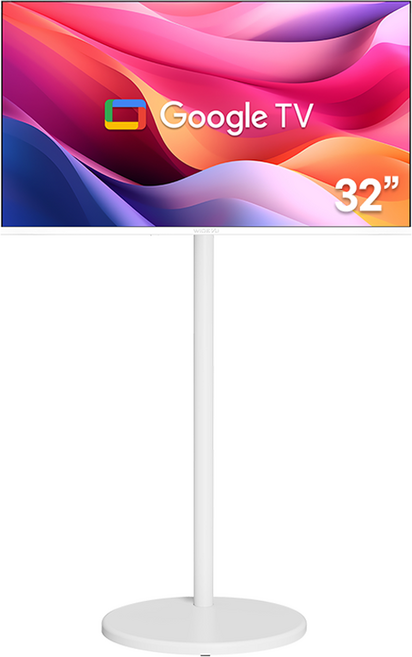 와이드뷰 HD 화이트에디션 스마트 TV + 삼탠바이미 V1 이동식 거치대 세트, 81cm, GTWV320HD11(TV)EKWBYME38(스탠드), 스탠드형, 고객직접설치