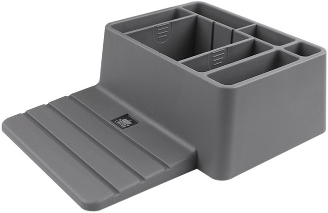 카템 화물차용 와이드 콘솔 수납 정리함, 그레이, 컨텐츠 참조