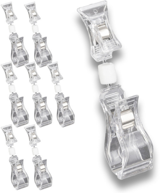 라사노 꺾이는 가격표 메뉴판 쇼클립 집게형, 8개