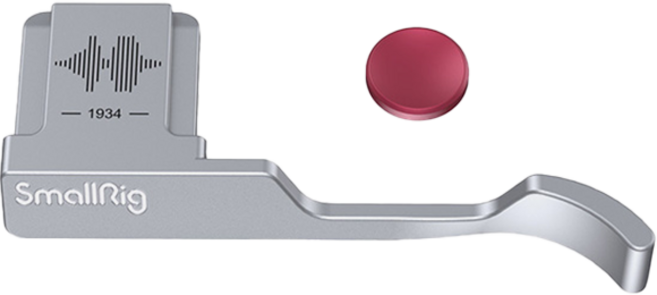 스몰리그 후지 X100VI / X100V 엄지그립, 4566 (실버), 1개