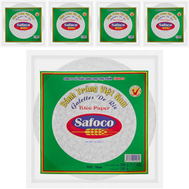 Safoco 越南春捲皮 16cm, 5個, 200g