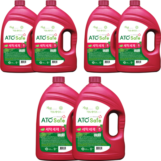 아토세이프 액상세제 본품, 3.1L, 6개