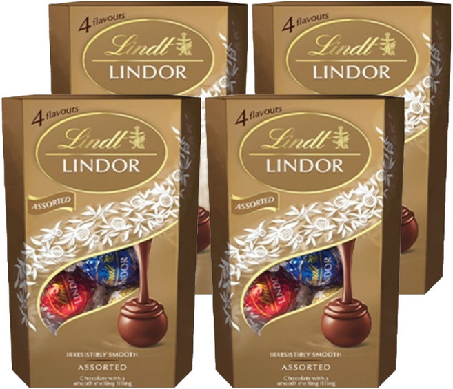 린도르 린도볼 어쏘티드 초콜릿, 4개