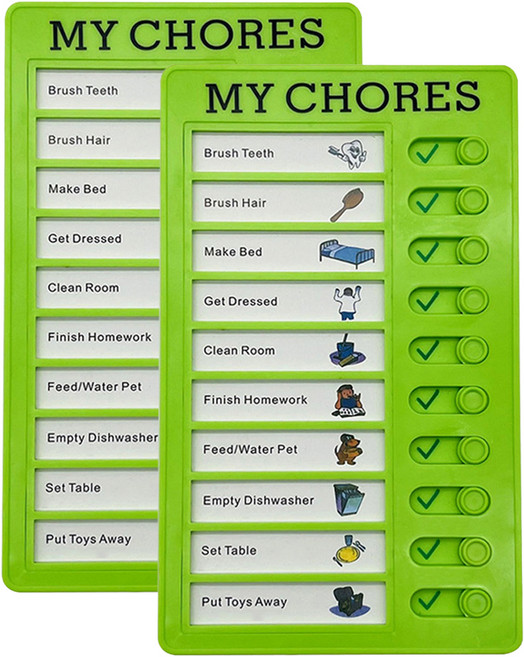 마다꾸미 일일 체크리스트 플래너 습관 보드판, 그린, 2개