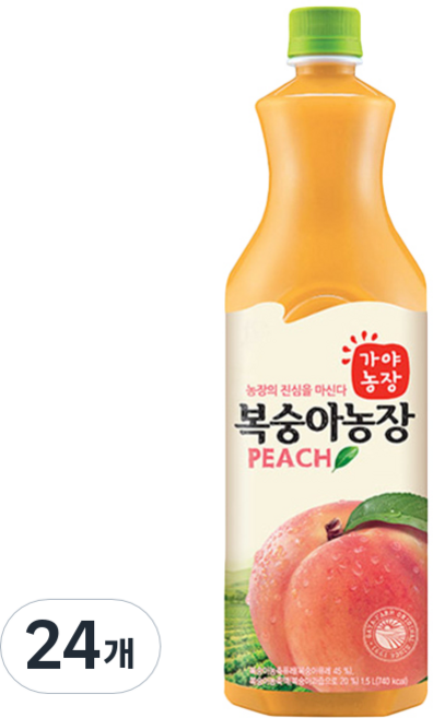 가야농장 복숭아농장, 1.5L, 24개