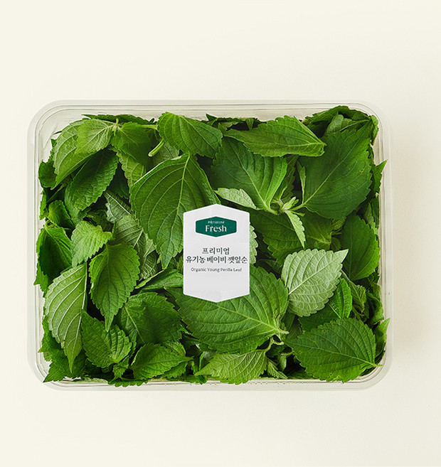 프리미엄 유기농 베이비 깻잎순, 150g, 1개