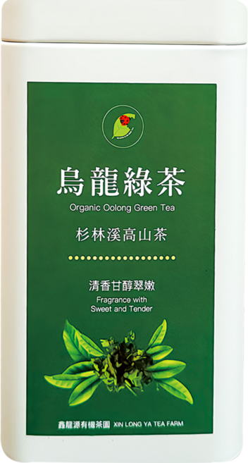 龍源茶品 鑫龍源 杉林溪清香甘醇翠嫩烏龍綠茶葉, 50g, 1入, 1罐