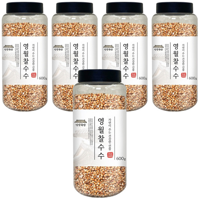 건강곡간 영월 찰수수, 600g, 5개