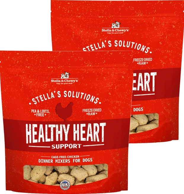 스텔라앤츄이스 강아지 솔루션 서포트 기능성 사료, 심장, 50g, 2개 - 쿠팡