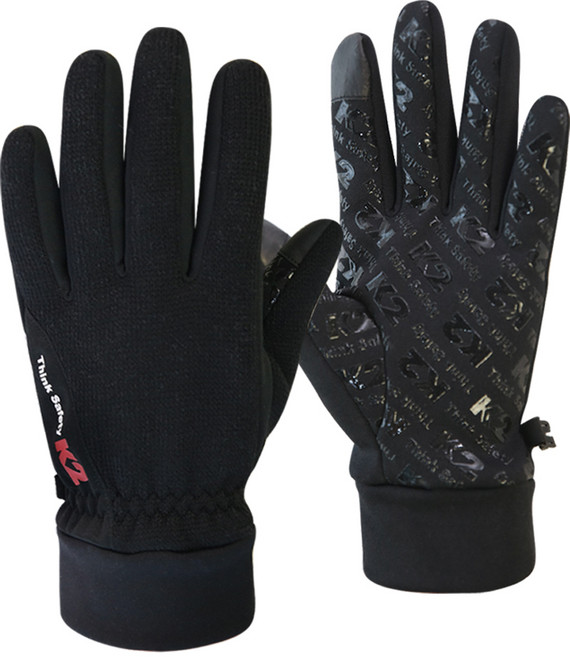 케이투세이프티 웜 장갑, 블랙, 1개