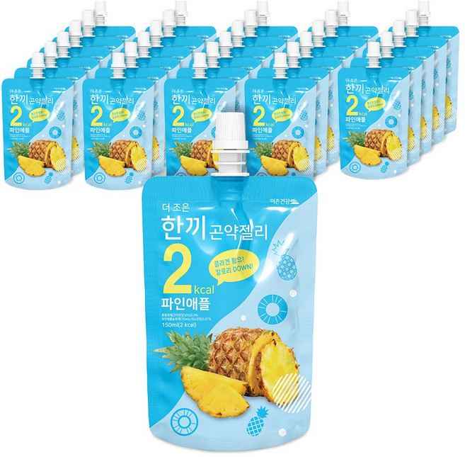 더존건강 더 조은 한끼곤약젤리 파인애플, 150ml, 60개