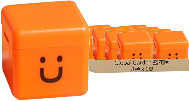 Global Garden 盛花園 Coffeehead 超方塊 冷萃深烘快飲系列 即溶咖啡, 8顆, 2g, 1盒