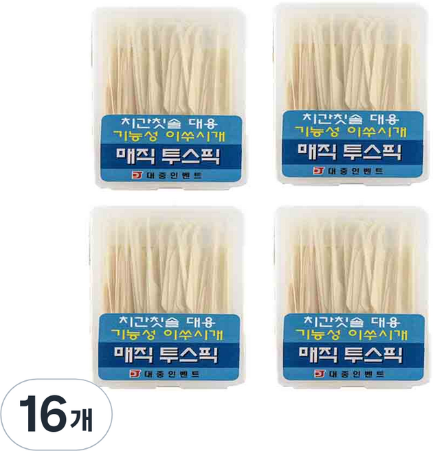 大眾發明 Magic Toothpick 牙籤, 100入, 16個