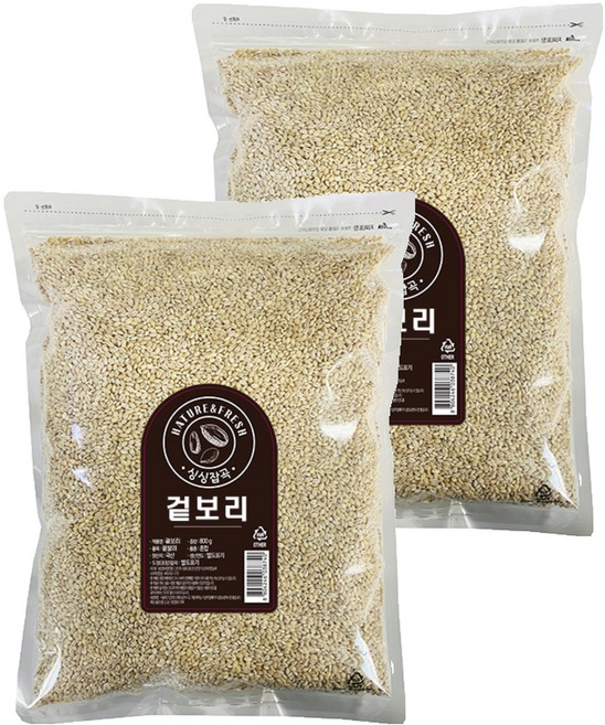 싱싱잡곡 겉보리쌀, 800g, 2개
