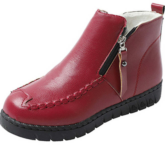 몬드스팟 여성용 젠트로 기모 안감 슬립 숏부츠 3cm YT_RB1021_MA