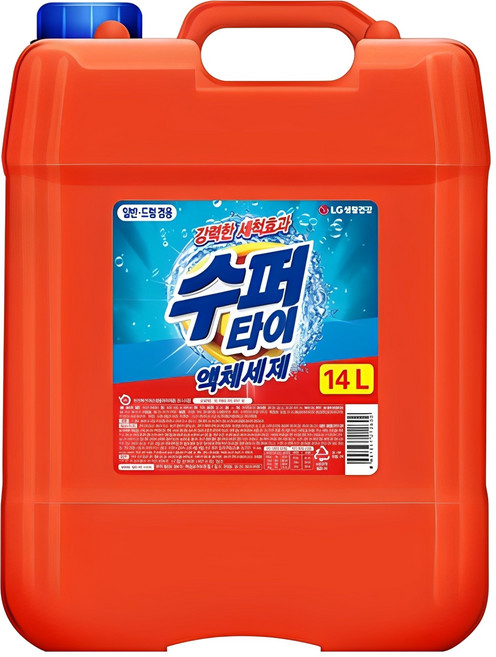 수퍼타이 뉴 액상세제 본품, 14L, 1개