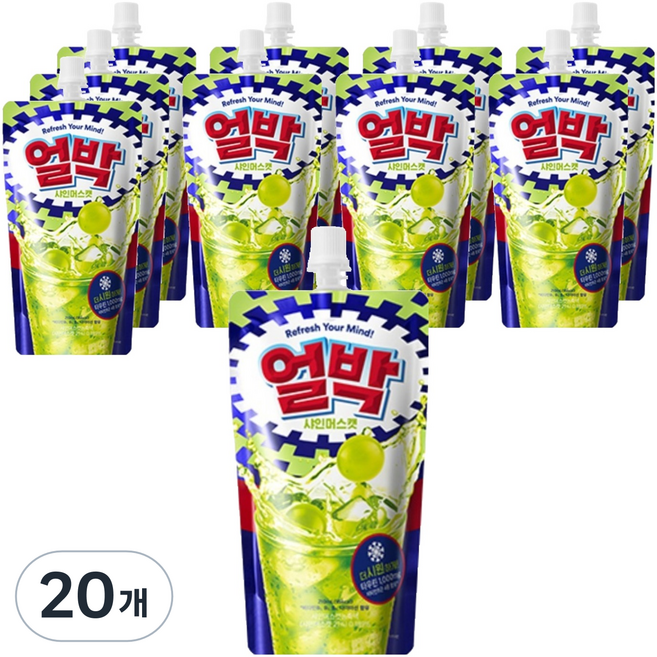 박카스 얼박 샤인머스캣, 210ml, 20개