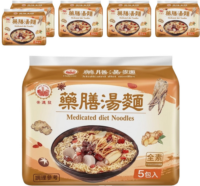 崇德發 藥膳湯麵, 30包