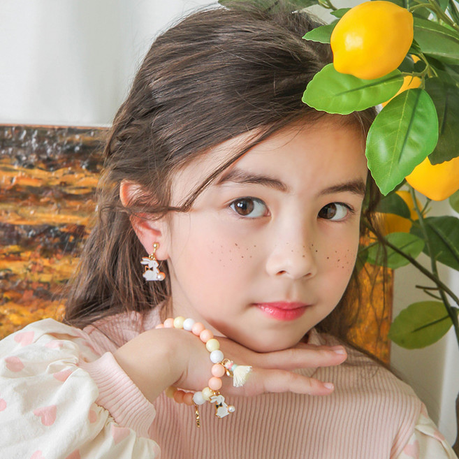 베이비블리 달토끼J 2SET 귀걸이 + 팔찌