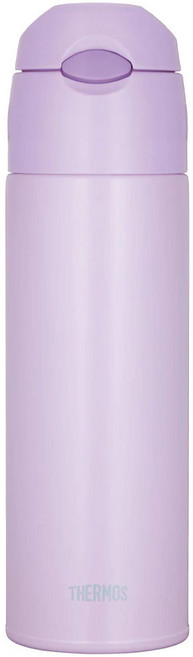 THERMOS 膳魔師 不銹鋼真空保冷瓶, 粉紫色, 550ml, 1個