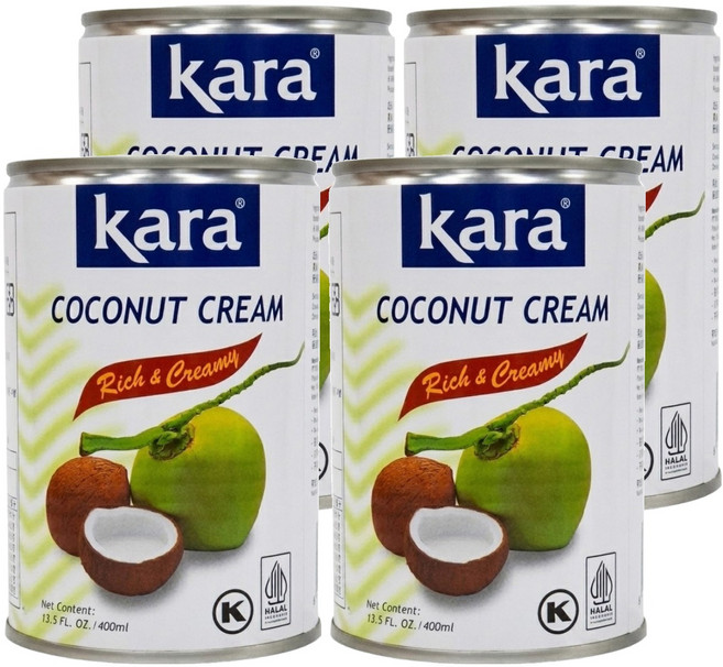 kara 佳樂 椰漿, 400ml, 4罐