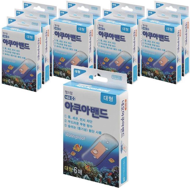 맘스덤 네오 아쿠아밴드, 6개입, 10개