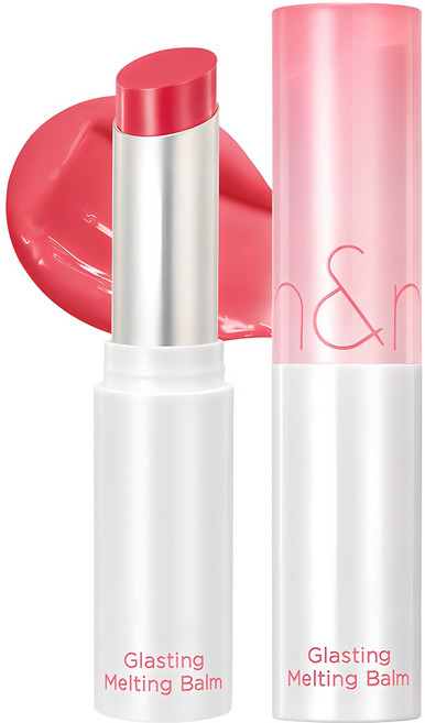 롬앤 글래스팅 멜팅 립밤, 02 러비 핑크, 3.5g, 1개
