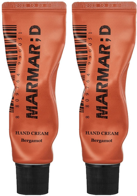 마르마르디 핸드크림 베르가못, 50ml, 2개