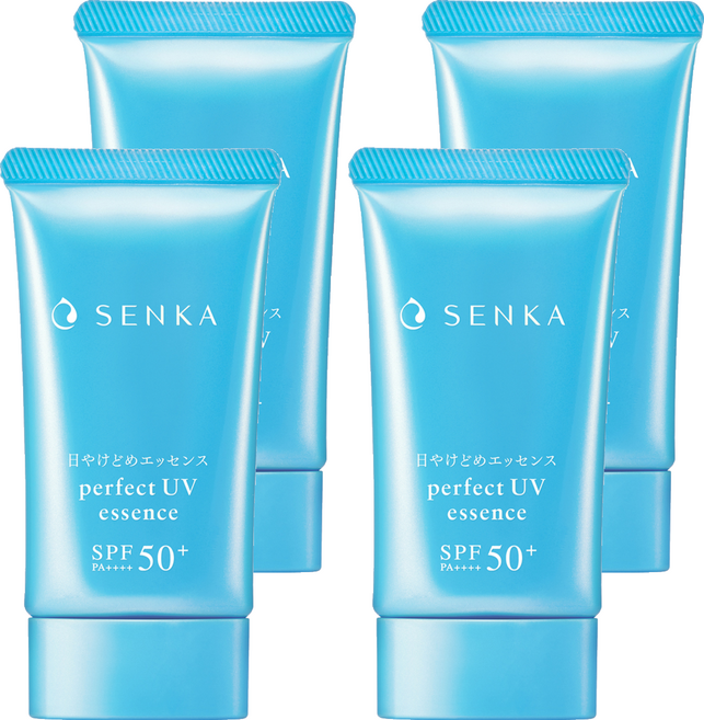 SENKA 專科 完美清透潤色隔離乳 SPF50+ PA++++, 4條, 50g