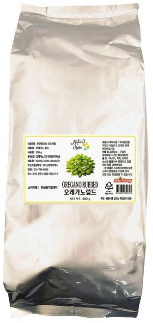 내츄럴스파이스 오레가노 럽드, 500g, 1개