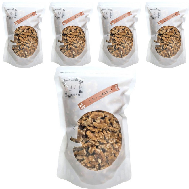 에프앤제이 호두, 500g, 5개