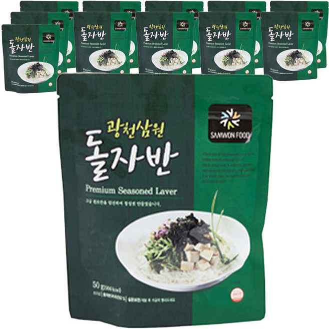 삼원 광천 돌자반 2p, 50g, 12개