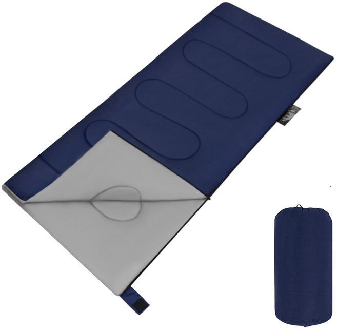 코멧 봉투형 침낭 180 x 75cm 890g, 네이비, 1개