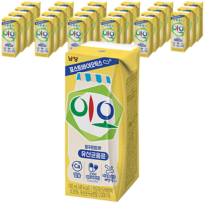 남양이오 유산균 음료, 190ml, 24개