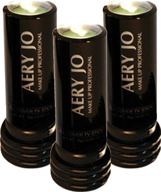 애리조 올 커버 TV 스틱, No 1 라이트베이지, 3개, 15g