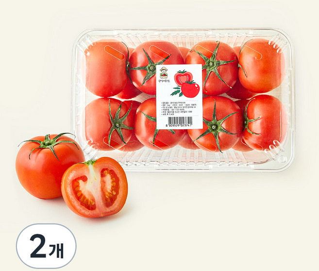 광식이 농장 완숙 토마토, 2kg, 2팩