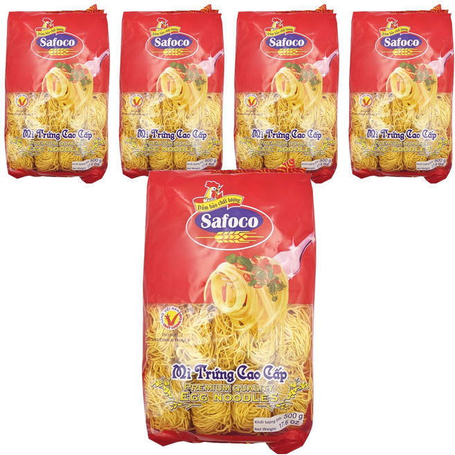 사포코 에그누들면, 500g, 5개