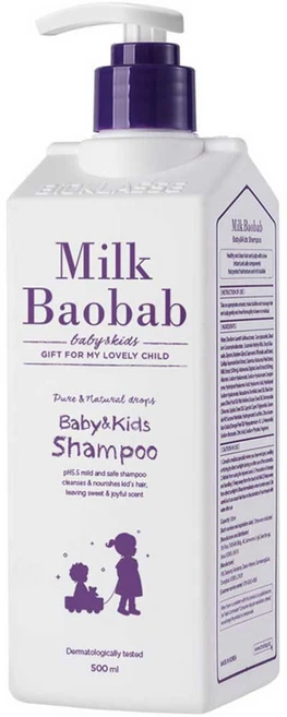 밀크바오밥 베이비 앤 키즈 샴푸, 500ml, 1개 - 쿠팡