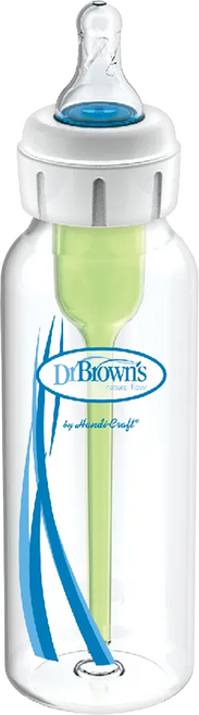 DrBrown's 特殊流量PP奶瓶 唇顎裂專用, 1個, 透明色, 250ml