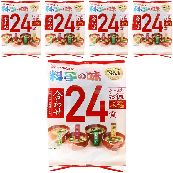 마루코메 료테이노 아지 24식 즉석식품, 432g, 5개