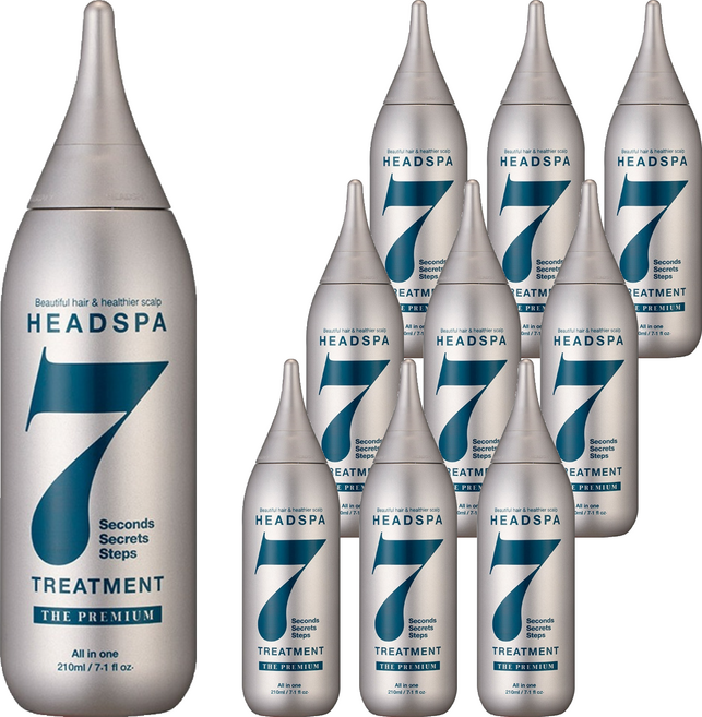 헤드스파 7 더 프리미엄 트리트먼트, 210ml, 10개