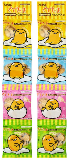 Hokka 北陸製菓 蛋黃哥造型四連餅, 56g, 2組