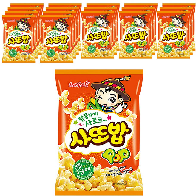 삼양 사또밥, 67g, 18개