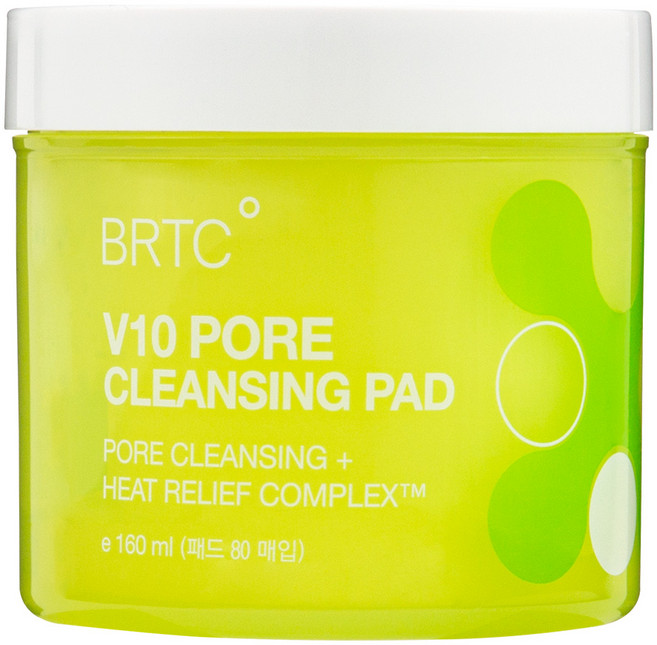 비알티씨 V10 포어 클렌징 패드, 1개, 80매입