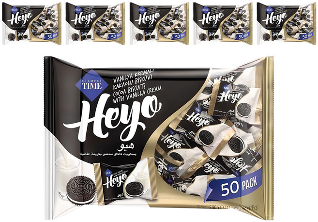 CIZMECITIME 헤요 과자, 500g, 6개